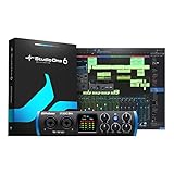 PreSonus Studio 24c, 2 Eingänge/2 Ausgänge, 192 kHz, USB-C Audio Interface mit software bundle inklusive One Artist DAW, Ableton Live Lite mehr für Aufnahme, Streaming und Podcasting