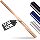 NAJATO Sports Baseballschläger – Aus Holz oder Aluminium – Robuste Verarbeitung & Rutschfester Griff – 81 cm lang