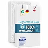 Dreamzie Matratzenschoner 90 x 200 Wasserdicht Oeko-TEX - Atmungsaktive Anti-Allergie und Anti Milben