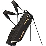TaylorMade Golf Flextech Superlite Standtasche, Schwarz/Braun