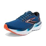 BROOKS Herren Glycerin Gts 21 Sneaker, Blue Opal/Black/Nasturtium, 44.5 EU