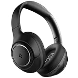 Spigen Audio SA-HP P10 Over-Ear Kopfhörer mit aktiver Geräuschunterdrückung, 60 Stunden Spielzeit, bis zu 43dB 4 Multi-Mode ANC Pro, EQ-Anpassung, 5 Mikrofone, Gaming-Modus, 40mm Treiber – Schwarz