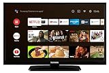 Telefunken Android TV 24 Zoll Fernseher (HD-Ready Smart TV, HDR, Triple-Tuner, Bluetooth) L24H550X2CWI