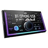 JVC KW-X850BT Mechless 2-Din Digitaler Media-Receiver mit Bluetooth, USB kompatibel mit iPhone/Android