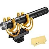 Godox VDs-M2 Supernieren-Kondensator-Richtmikrofon,3.5-mm-Ausgangsschnittstelle,Aluminiumlegierungsmaterial,Funktioniert mit Kamera,DSLR,Computer,Mobiltelefon