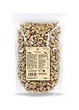 KoRo - Cashewkerne 1 kg - Ganze Cashew Nüsse - Naturbelassen - Proteinquelle - Ungesalzen