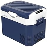 BINGI Kompressor Kühlbox 30 Liter Tragbarer Auto-Kühlschrank 12/24V DC und 230V AC Mini Gefrierschrank für Auto, LKW, Camping, Wohnmobil und Zuhause (15℃ bis -18℃)