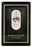 Retro Whisky Blechschild passend für LAGAVULIN Single Malt Scotch Liebhaber und Genießer - geprägtes Blechschild für Schottland Fans, 30 x 20 cm