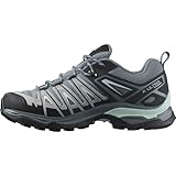 Salomon X Ultra Pioneer Gore-tex, wasserdichte Damen Outdoorschuhe, Alle Wetterbedingungen, Sicherer Fußhalt, Stabil und gedämpft, Stormy Weather Alloy Yucca, 39 1/3 EU