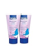 Linola Baby & Kind Wundschutz-Creme sensitive - 2x50 ml - Für den Windelbereich | Schützt zarte Babyhaut vor Reizungen und wunder Haut