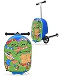 Offiziell lizenziertes 45,7 cm Roller-Gepäck für Jungen, Mädchen, Uni, Kindergepäck mit Rädern, Handgepäckkoffer für Kinder, Teenage Mutant Ninja Turtles, Large