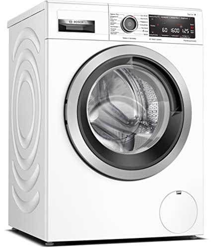Bosch WAX32M12 Serie 8 Waschmaschine,10 kg, 1600 UpM, Fleckenautomatik entfernt 4 Fleckenarten, ActiveWater Plus maximale Energie- und Wasserersparnis, AquaStop Schutz gegen Wasserschäden