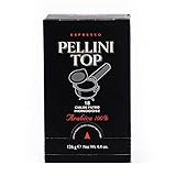 Pellini Caffè, Espresso Pellini Top 100% Arabica - 6 Packungen mit 18 Pads (6x126 g, insgesamt 108 Pads)