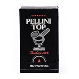 Pellini Caffè, Espresso Pellini Top 100% Arabica - 6 Packungen mit 18 Pads (6x126 g, insgesamt 108 Pads)