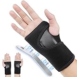 ACWOO Handgelenkstütze, Atmungsaktive Handgelenkschiene Handschiene für Männer Frauen, Handgelenk Stützung Handgelenkbandage, Wrist Wrap Support (Rechte Hand)