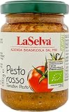 La Selva Bio Pesto rosso Tomaten Pesto - Tomaten Würzpaste (6 x 130 gr)