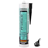 Wagner ProTack MS Montagekleber schwarz 310 ml Kartusche | dauerelastischer Haftkleber und belastbarer Kleb- und Dichtstoff | Für Unterwasserkleber für Kunststoffe, Glas, Metall, Holz, Stein, Pool