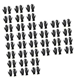 Outanaya 36 Paare Antistatische Handschuhe latexhandschuhe security handschuhe beschichtete Handflächenhandschuhe Schutzhandschuhe Handschuhe Schutz wasserdichte Handschuhe Black