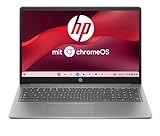 HP Chromebook | 15,6' FHD-Display | Intel Core i3-N305 | 8 GB DDR5 RAM | 256 GB UFS | Intel UHD Graphics | ChromeOS | QWERTZ | Mineral Silver |100 GB Google One - 1-Jahres-ABO inkl.