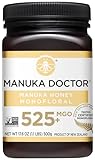 MANUKA DOCTOR - MGO 525+ Manuka Honig Monofloral (0,5 kg) 100% reiner neuseeländischer Honig Zertifiziert Garantiert Rohware GVO