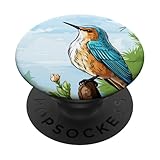 Vogelbeobachter im Hinterhof Vogelbeobachter Vogelbeobachtung Kolibri PopSockets mit austauschbarem PopGrip