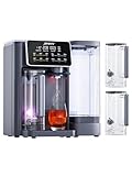 Jimmy R9 Auftisch Osmoseanlage Trinkwasser, Umkehrosmoseanlage Wasserfilter, mit Heißwasserspender, 7-stufiger Umkehrosmose Filterung, UV, 3S-Heizung, 7 Temperaturoptionen, Echtzeit-TDS-Monitor