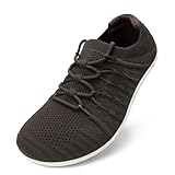 Barfußschuhe für Herren, breiter Zehenbereich, minimalistisch, Traillaufschuhe, Zero Drop, Wanderschuh, Outdoor, Freizeit-Sneaker, braun, 39 1/3 EU