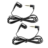 Einseitiger In-Ear-Mono-Ohrhörer, 3,5-mm-Anschluss, Langlebig und Kompatibel mit Smartphones, MP3/MP4-Playern, Laptops, Tablets Kopfhörer für Reiseleiter - Einohr-Nutzung
