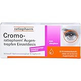 Cromo-ratiopharm Augentropfen Einzeldosis bei allergischer Bindehautentzündung, 20 St. Einzeldosisbehältnisse