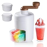 LeapBeast Slushy Maker und Slush Eismaschine, Tragbare Manueller Eiszerkleinerer - BPA Frei, Slushie Maker mit Eiswürfelform für Bar Küche Büros Outdoor Vereist Trinken Zubehö