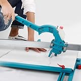 Fliesenschneider, 122 cm, manueller Fliesenschneider, Fliesenschneider, Werkzeuge mit präziser Laserpositionierung und Wolframkarbid-Schneidrädern, Schnapp-Fliesenschneider für