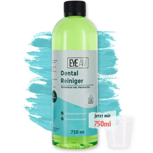 Dental Ultraschallreiniger Konzentrat 750ml – Reinigungskonzentrat für jedes Ultraschallreinigungsgerät für Zahnprothesen, Gebisse, Zahnersatz – Prothesenreiniger (600 ml)