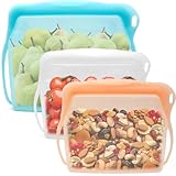 Kapperthal Silikonbeutel Set (2×500 ml, 1×1000 ml) – Wiederverwendbare Gefrier- & Aufbewahrungsbeutel, BPA-frei, auslaufsicher, plastikfrei, für Lebensmittel, Obst, Gemüse, Sous Vide, Tiefkühler