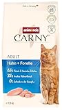 animonda Carny Katzen Trockenfutter mit Huhn + Forelle (1 x 350g), Getreide und Zuckerfreies Trockenfutter für ausgewachsene Katzen