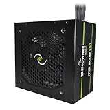 Tecnoware Power Systems - ATX Free Silent 550 Netzteil, 12 cm Leiser Ventilator, 2 x SATA, 1 x 24-polig, 1 x 12V 4+4-polig, 2 x Molex, Überspannungsschutz, CE- und Rohs-Zertifizierung, 550