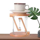 Gravitys Defying Structure - Schwebendes Tischpuzzle, Buche Magnetic Balance Toy | 5.12 * 4.72 Zoll gebrochenes Blockmodell, pädagogisches Holztechnik , zum Nachdenken anregende Geschenkidee