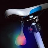 BARAC Fahrrad-Rücklichter, Warnleuchten für das Fahrradherz, LED-Eierlampe für die Nacht, wasserdicht, gemischt/gemischt