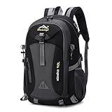 AsyinXson Wanderrucksack, Wasserdichter Rucksack, Leicht Groß Reiserucksack, Trekkingrucksack mit Reflexstreifen, Herren Wanderrucksack