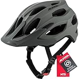 Alpina Carapax 2.0 - Leichter, Stabiler & Komfortabler Fahrradhelm Mit Fliegennetz & Antibakteriellen Polstern Für Erwachsene, coffeegrey matt, 57-62 cm