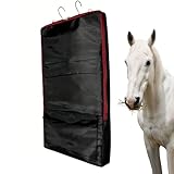 Besreey Zaumzeugtaschen Für | Reitsport Werkzeugtasche Mit Haken,Wasserdichter Stall-Organizer Mit Verstellbarem Schulterriemen Für Wanderritte & Training