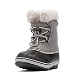 Sorel KIDS YOOT PAC NYLON WATERPROOF Schneestiefel für Unisex Baby, Grau (Quarry x Dove) - Children, 26 EU