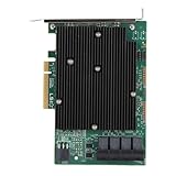 LSI SAS 9300 16I HBA-Karte, 12 Gbit/s 16 SATA SAS Port HBA-Controllerkarte, PCIe 3.0, PCIe 8X, für für Linux, für VMware, für Freebsd