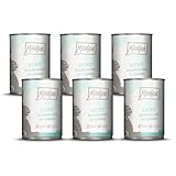MjAMjAM - Premium Nassfutter für Katzen - gute Pute an gedämpftem Kürbis, 6er Pack (6 x 400 g), getreidefrei mit extra viel Fleisch