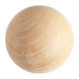 Natürliche Holzkugel 9 Cm - Runde Holzperlen Für Diy Handwerk, Glatte Oberfläche Zum Malen Und Dekorieren, Vielseitig Für Spielzeug Und Heimdekoration