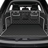 Velquioxyn Kofferraumschutz für Hunde für Audi Q3 F3 2018-2025 SUV, Kofferraumschutz mit Ladekantenschutz Auto Kofferraum Schutzmatte(Bla-ck)