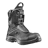 Haix Airpower XR91 Wasserfester Einsatzstiefel für Feuerwehr THW Rettungsdienst mit Durchtrittfester Resistenter PU-Sohle, Schwarz, 46 EU