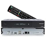 ZEHNDER HX-2500 4K Sat Receiver mit Aufnahmefunktion und HDMI, IPTV Receiver, UHD, Alphanumerisches Display, 12V Netzteil, 2X USB, WiFi Funktionen, Mediaplayer, AAC-LC