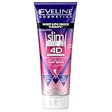 Eveline Cosmetics Slim Extreme 4D Professional Anticellulite Straffende Creme Körper | 250 ML | Superkonzentriertes Serum für die Nacht mit Ultraschall-Effekt | Glatte und Feste Haut