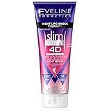 Eveline Cosmetics Slim Extreme 4D Professional Anticellulite Straffende Creme Körper | 250 ML | Superkonzentriertes Serum für die Nacht mit Ultraschall-Effekt | Glatte und Feste Haut