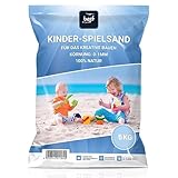 4myBaby GmbH - Spielsand 5kg | Quarz Sand für Sandkasten | Kinder Spielsand | Dekosand | Spielsand für Sandkasten | Keimfreier Spielsand | Gewaschener Feiner Quarzsand - für Sicheres Spielen